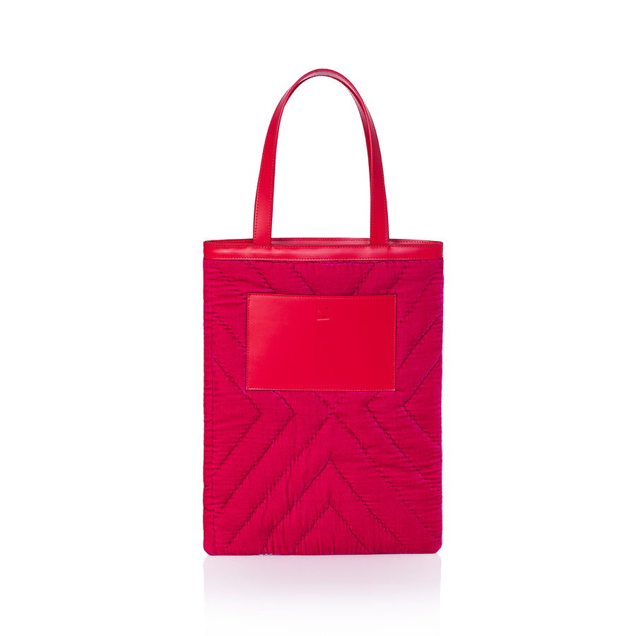 Şükran Tote Bag Pink Silk Velvet