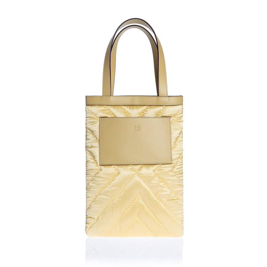 Şükran Tote Bag Mellow Yellow Silk Satin