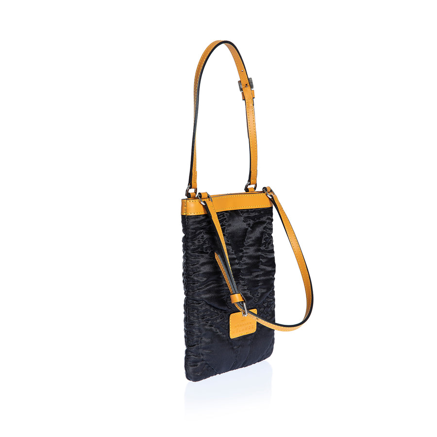 Şükran Mini Hand Bag Black Satin