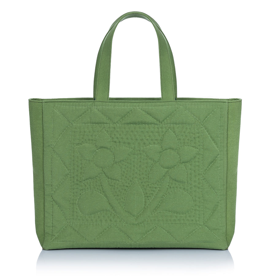 Cotton Pillow Bag - Green