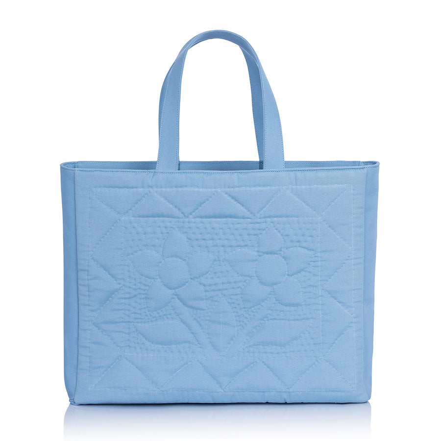 Cotton Pillow Bag - Blue