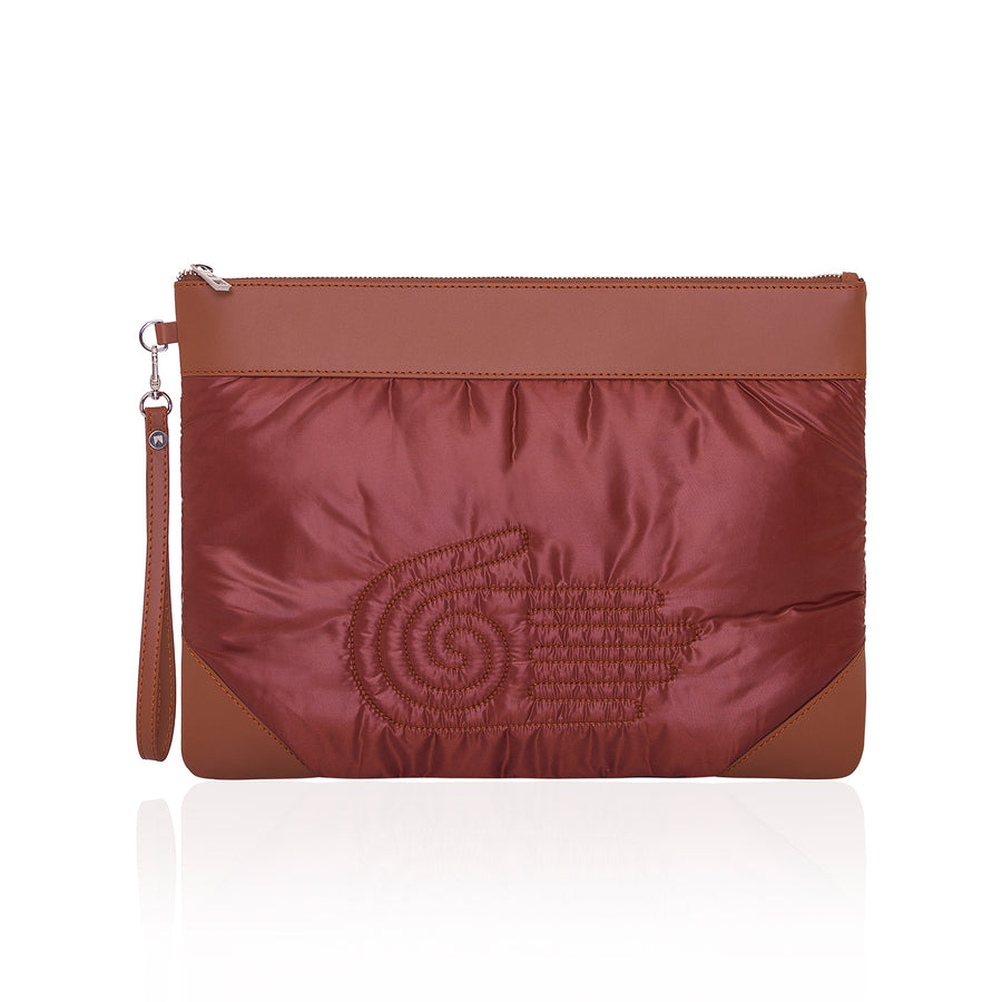 Puffer clutch bag sales